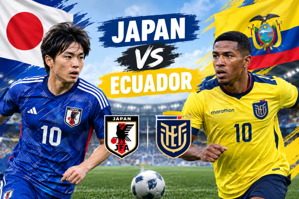 Japan vs Ecuador – Match Preview, Teams, Head-to-Head and Key Players