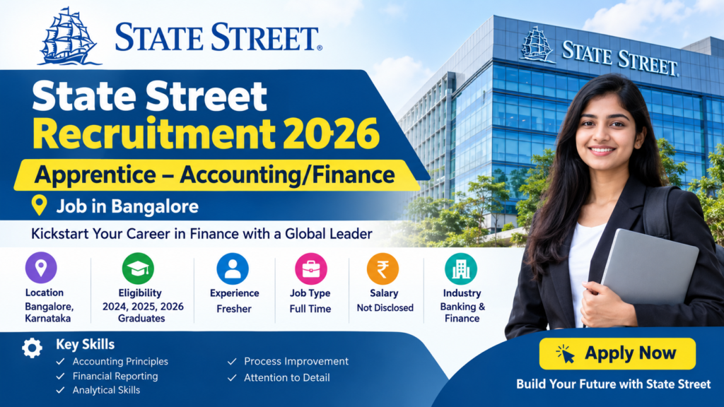 State Street Recruitment 2026